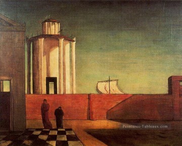  Chirico Peintre - l’énigme de l’arrivée et l’après midi 1912 Giorgio de Chirico surréalisme métaphysique